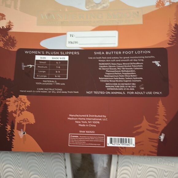 Faux Suede & Shearling  Slipper Set NWT - Picture 4 of 5